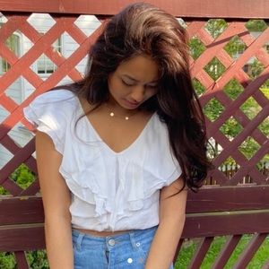White Crop Top